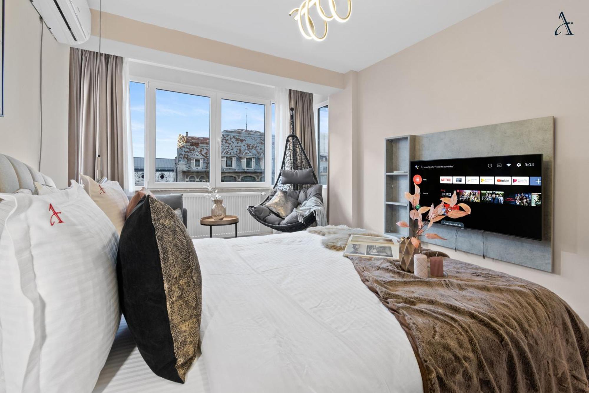 Rentforcomfort Penthouse Romana Bukarest Eksteriør billede